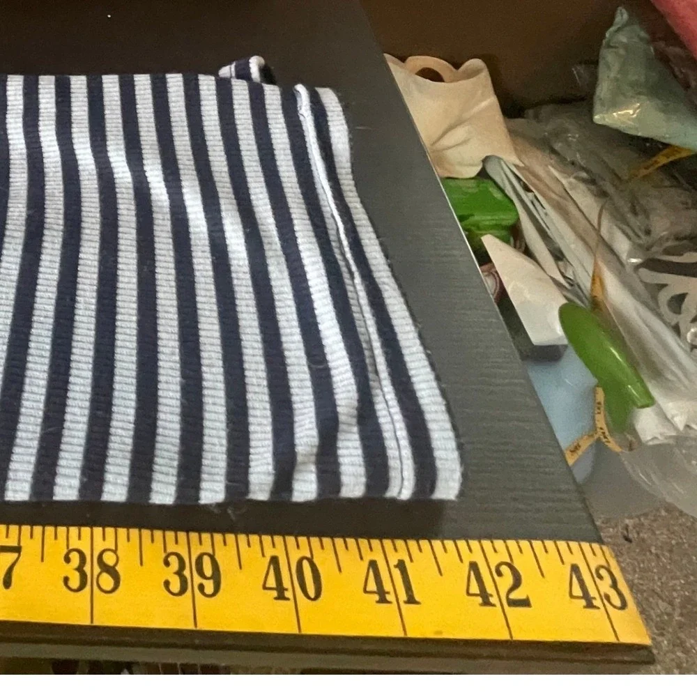 No Boundaries Y2K Preppy Henley‎ Midi Dress Coastal Striped Ribbed XXS Bodycon